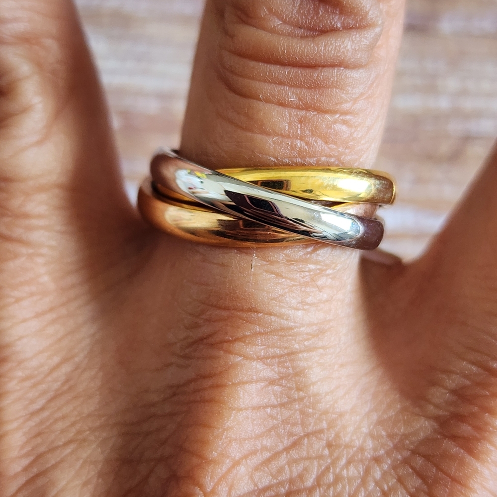 𝅺💜💛STAINLESS steel ring💛💜 - Picture 5 of 8